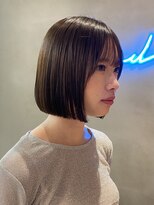 ロンドアジュール 横浜(Lond azur)&nbsp;丸みショートボブ/レイヤー/20代30代40代50代/顔周りカット