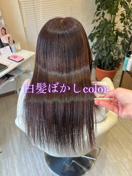 アス(Asu)の写真/【髪質改善メテオカラー】白髪染めも◎ダメージレス&艶髪。髪質改善しながら染めれば染めるほど綺麗な髪に