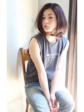 ロジェ(loje) 【LOJE】黄色くなりやすい方 必見！ラズベリーアッシュカラー☆