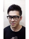 前の方だけツーブロック