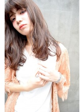 ミラバイグリーン(Mira by green) ☆透け感☆ヌーディーウェーブ -『semi long』-