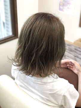 エヌプランツ 和泉中央店(N-plants) 波ウェーブ×グレージュ