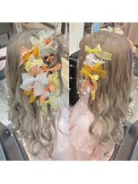 ヘアセット アリエス 新宿駅前店(aries)&nbsp;リボンもりもり