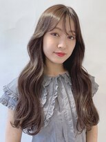 大人かわいい韓国風ヨシンモリミルクティーグレージュ担当中間