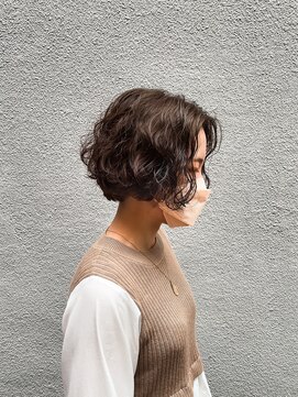 ルーカス(LUCAS) ショートボブ×パーマ