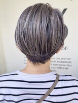 ジェービーヘア 稲毛(jb hair)&nbsp;流れるレイヤーくびれボブインナーハイライトペールベージュ