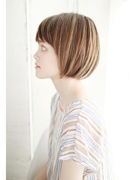 シュシュット(chouchoute) 吉祥寺3分/透明感セクションカラー外ハネボブペールベージュ/044