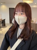 グランドール リュクス(Grandoll Luxe)&nbsp;ピンクブラウン×顔まわりカット