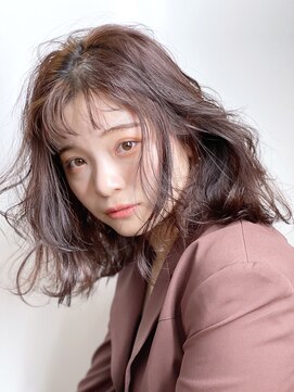 アルバム 渋谷パルコ(ALBUM) ふわふわボブ_グレージュカラーシルキーベージュ_68896