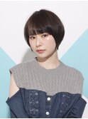 丸みかわいいミニマムショートボブ
