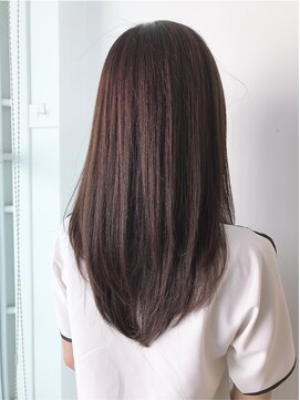 エアー 銀座タワー(AIR) レイヤーカット/ケアカラー/オシャレ女子ウルフヘア　【榛葉】