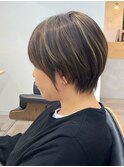 黒髪/グレーベージュ/レイヤーロング/前髪パーマ[西船橋/津田沼]