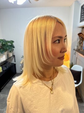 アンスール(Un Seul) フェイスラインレイヤー　デザインカット