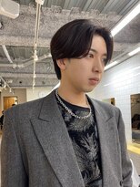 ガレージ バイ グリーン 原宿 表参道(Garage by green)&nbsp;【JINKI】 センターパート×ニュアンスパーマ