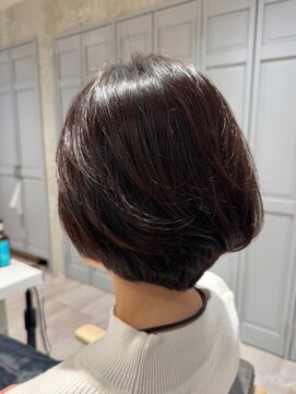 アンドットエス 銀座(and.S) 【and.S 銀座】30代40代50代大人ナチュラルレイヤーショートボブ