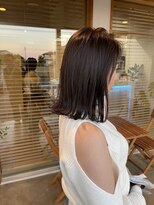 ハニー(Hunny) 切りっぱなしオリーブグレージュ