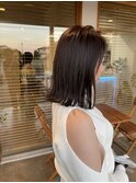 切りっぱなしオリーブグレージュ
