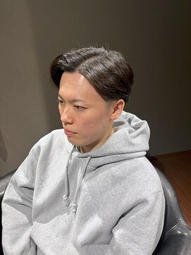 ビーダンディー(Bee dandy) ビジネスツーブロックショート ナチュラルセンターパート