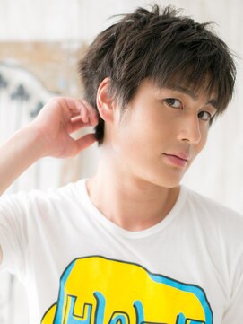 モッズヘア メン 上尾東口店(mod's hair men) 20代30代ダークアッシュ刈り上げメンズショートX上尾