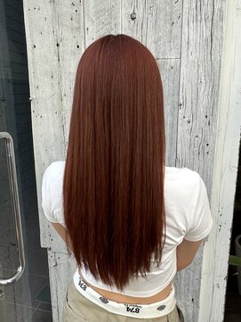 アン(Hair make un) オレンジベージュ♪