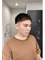 ヘアー アイス 御器所本店(HAIR ICI)&nbsp;無造作メンズベリーショート☆ツーブロックビジネス爽やか