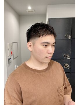 ヘアー アイス 御器所本店(HAIR ICI) 無造作メンズベリーショート☆ツーブロックビジネス爽やか