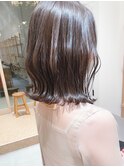 Say.外ハネボブアッシュブラックくびれボブひし形ボブ表参道青山