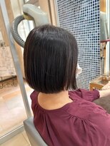 スタジオ アルファプラス 日暮里店(studio α+)&nbsp;ステップボーンカットカットボブショートハイライト白髪ぼかし