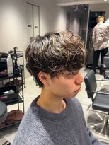 テクト バイアッシュ 吉祥寺店(Tect by Ash) 無造作シャドウパーマハイライトメンズツーブロック