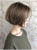 ☆オリーブグレーココアベージュ小顔クラゲヘアー/黒髪/髪質改善