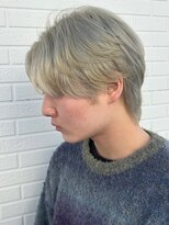 ヒュイル バイ ニアウ(Hwyl by Niau) メンズマッシュセンターパートスパイラルパーマニュアンスパーマ