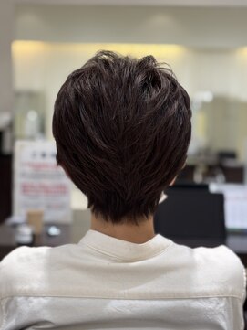 プランタンシエル(printemps CIEL) 収まりショート×グレイブラウン