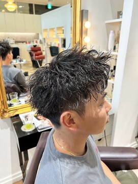 コワファースト  させぼ五番街店(COIFF1RST) ピンパーマ×アップバング☆