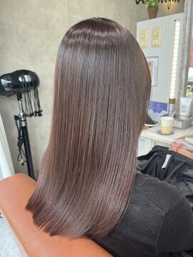 ハナビ(hanabi) 縮毛矯正ビフォーアフター 髪質改善 ダメージまでキレイに