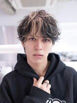 ケアリー 練馬(Carelly)&nbsp;ツイストパーマ七三オールバックマッシュウルフスリークショート