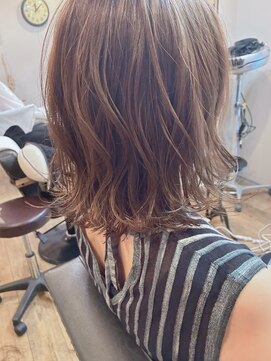 ロータス ヘアデザイン(LOTUS hair design.) ミディアム×ナチュラルブラウン
