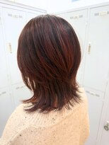 アッシュ 町田駅前通り店(Ash)&nbsp;ウルフカット×ハイライト