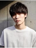 MEN’S HAIR/波巻きツイストスパイラル/リバースセンターパート