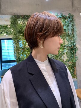ロンドグロワール 大宮(Lond Gloire) 髪質改善/大人ガーリー/似合わせカット/ショートボブ前髪/大宮