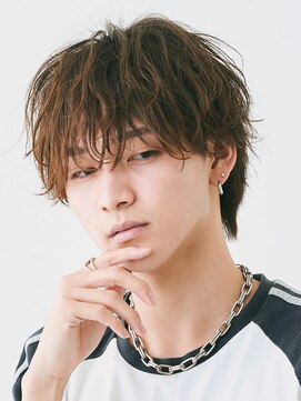 エルマーク 梅田(L-MARK) 波巻きツイスパ/サーフカール/メンズ/men's/メンズサロン/眉毛