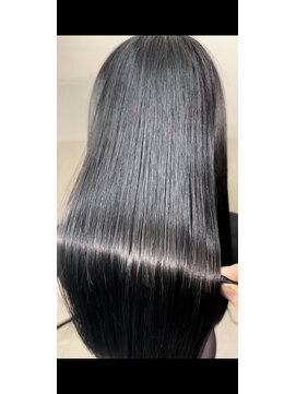 ミッツスタイル 福島(MIITS STYLE) 髪質再整ストレート×ブルーブラック