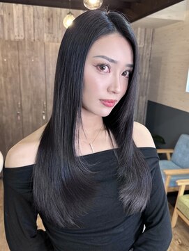 スカイ(SKY) 透明感カラー/髪質改善/縮毛矯正/韓国風レイヤーカット