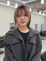 ミニョン(Mi9non)&nbsp;【デザインカットカラー】レイヤーブリーチカラー