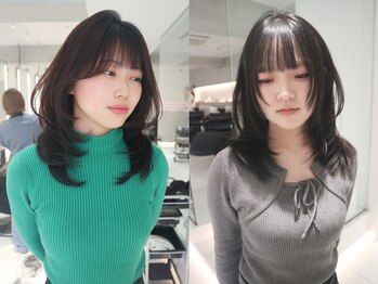 ハニー(HONEY by Chord)の写真/顔周りまでこだわり盛れるレイヤー＊ミディアムからロングまでトレンドのレイヤースタイル♪