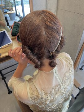 シー(see) お呼ばれヘア*ヘアアレンジ