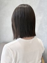 シベル(sibell)&nbsp;20代30代切りっぱなしボブタッセルボブ顔周りレイヤーオリーブ