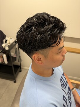 アウラヘアーサロン(aura hair salon) オールバックパーマ