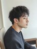 メンズカット+眉カット+ファインバブル付¥5500