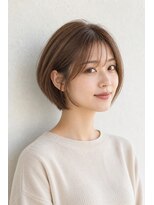 ベルス(bellus)&nbsp;艶マロンベージュ×コンパクトボブ