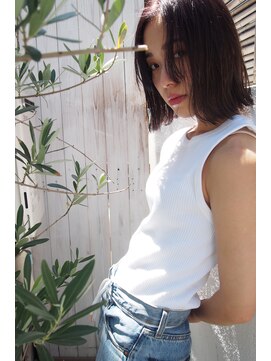 デパール 南青山(depart) 【デパール 】イメチェン外ハネボブ美髪ワイドバング